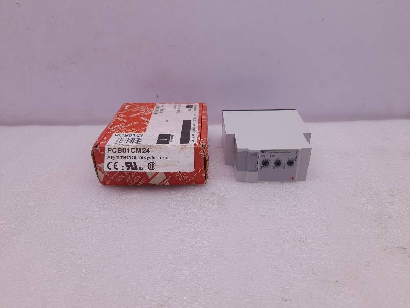 Carlo Gavazzi PCB01CM24  Asymmetrical Recycler Timer  24VDC, 24-240VAC  50/60Hz 1.5W (DC)