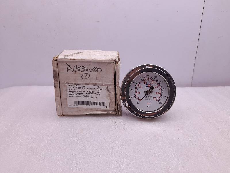 STEWARTS 31 S.S. PRESSURE GAUGES  0-700bar, 10000psi 