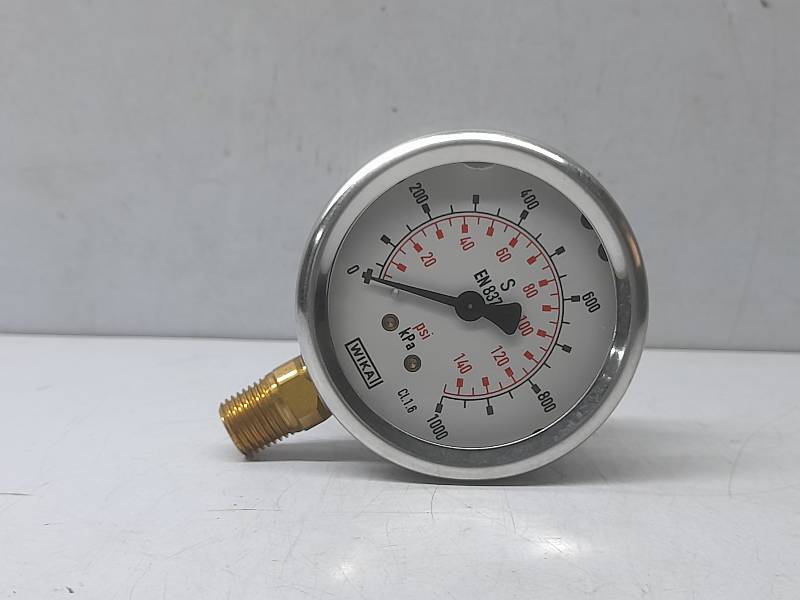 Wika 431218290 Pressure Gauge / EN 837 / S / 0-150 PSI