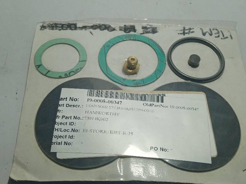 Hamworthy 73914K002 Diaphram Kit / Buna 73914K002 / Honeywell 73914K002