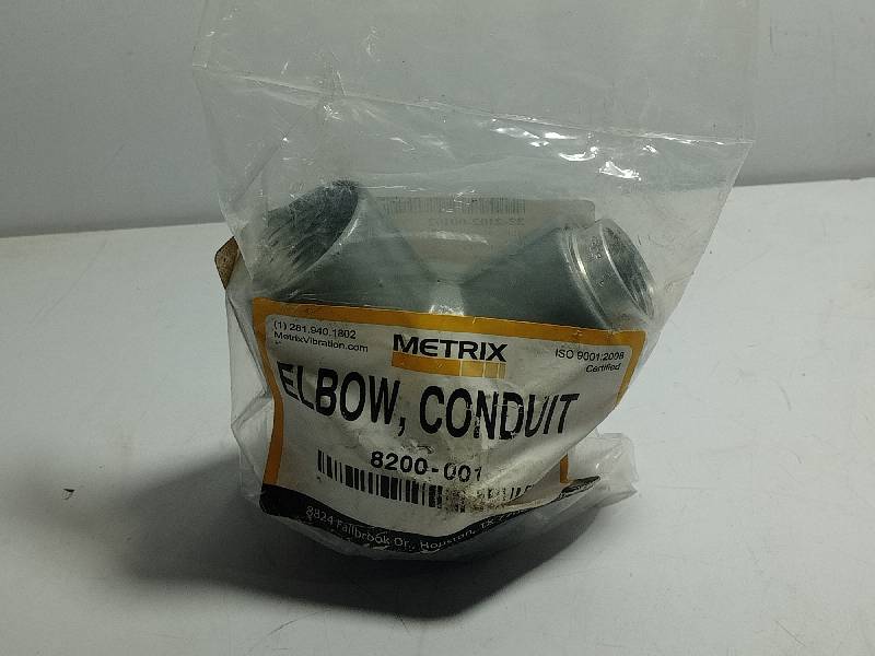 Metrix 8200-001 Conduit Elbow / ISS A Code 67.001.03 Elbow / 45 DEG; SCH40; GALV;3/8 (F)NPT