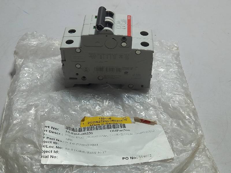 ABB 2CDS272001R0204 Circuit Breaker / S202M-C20 / -100V