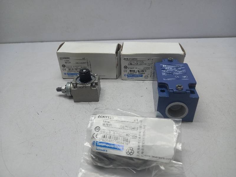 Telemecanique ZCKE05C  Limit Switch Head  Telemecanique ZCKJ1H29C  Limit Switch Body  Telemecanique  ZCKY13C  Lever