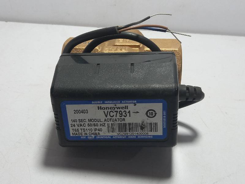 Honeywell VC7931 Modulating Control Valve / 140 Sec. Modul Actuator / 24 VAC