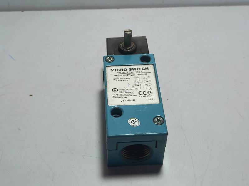 Honeywell LSA2B-1B Micro Switch / EN 60947-5-1 / 600 VAC Max Pilot Duty