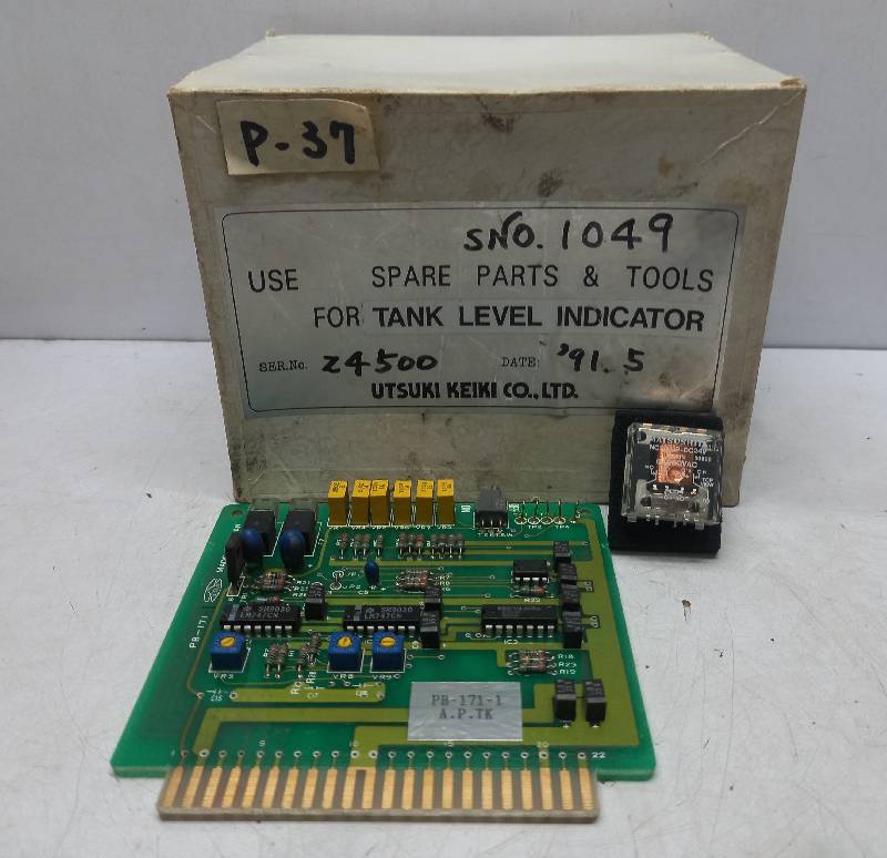 Utsuki Keiki PB-171-1  PCB Card &  Matsushita NC2D-JP-DC24V Power Relay