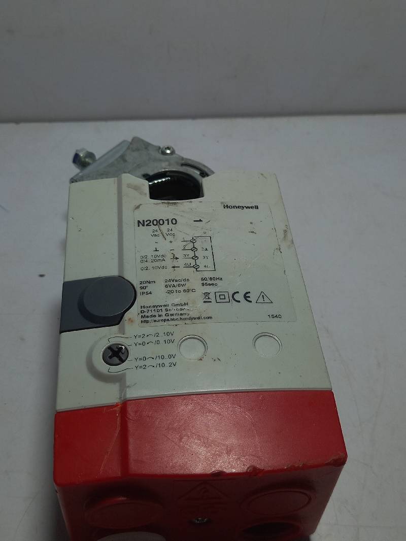 Honeywell N20010 Actuator / 20Nm 24Vac/dc / 90* 6VA/6W /-20 To 60*C