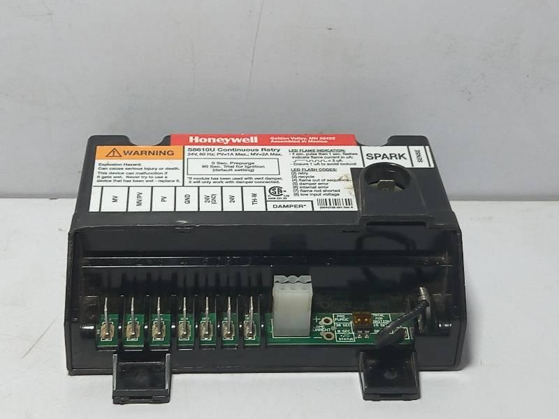 Honeywell S8610U Continuous Retry/ 24V, 60Hz. PV=1A Max, MV=2A Max/ SW Rev 01.05