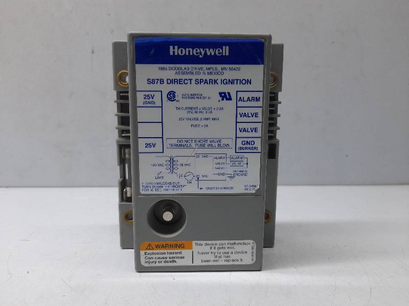 Honeywell S87B Direct Spark Ignition / 97-2456 Rev.G / + 0.2A 25V, 60Hz, 0.2A