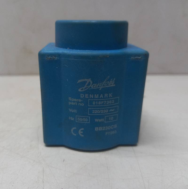 Danfoss 018F383  Solenoid Valve Coil  220/230V