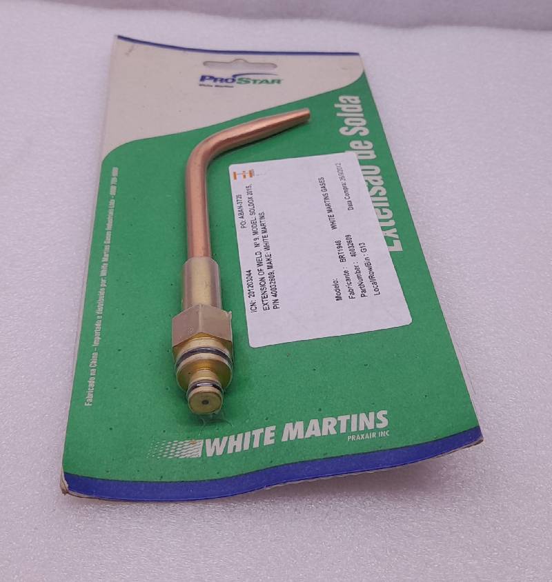 White Martins 400032609  Extension Of Weld  N9  Model: SOLDOX 201S