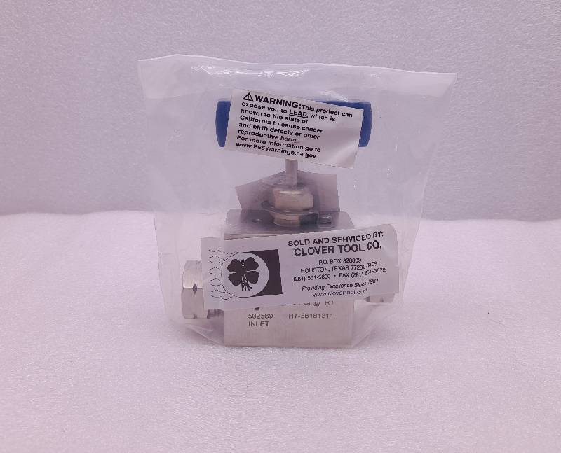 Parker 30VM9071  High Pressure Needle Valve  MAWP: 30000 PSI  9/16”