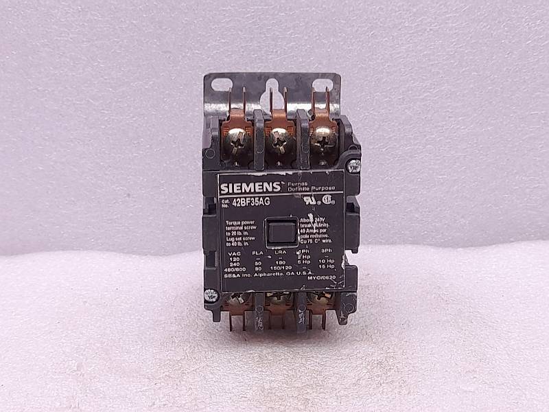 Siemens 42BF35AG  Definite Purpose Contactor  120VAC 2HP