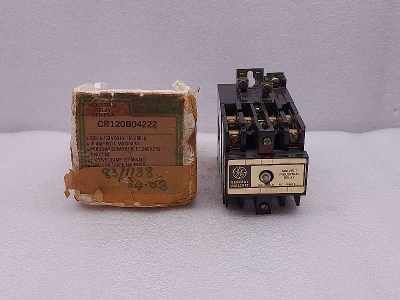 General Electric CR120B04222  Industrial Relay  Series A