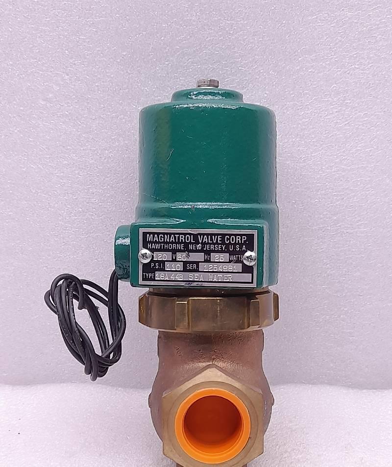 Magnatrol Valve 18A44B  Solenoid Valve  Sea Water  120V 60Hz 25W  110 PSI