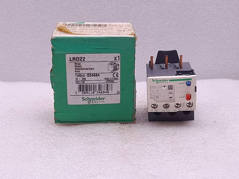 Schneider Electric LRD22  Thermal Overload Relay  16-24A  690V 6kv