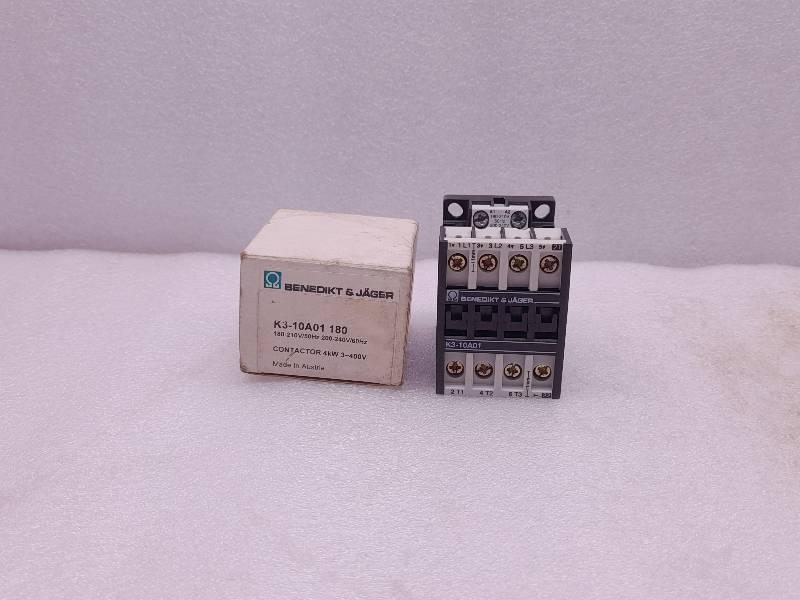 Benedkit & Jager K3-10A01180  Contactor  180-210V 50Hz  200-240V 60Hz