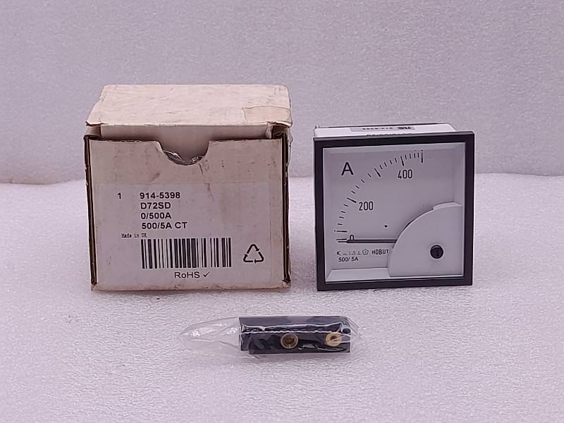 Hobut 914-5398  Analogue Panel Ammeter  0/500A  500/5A