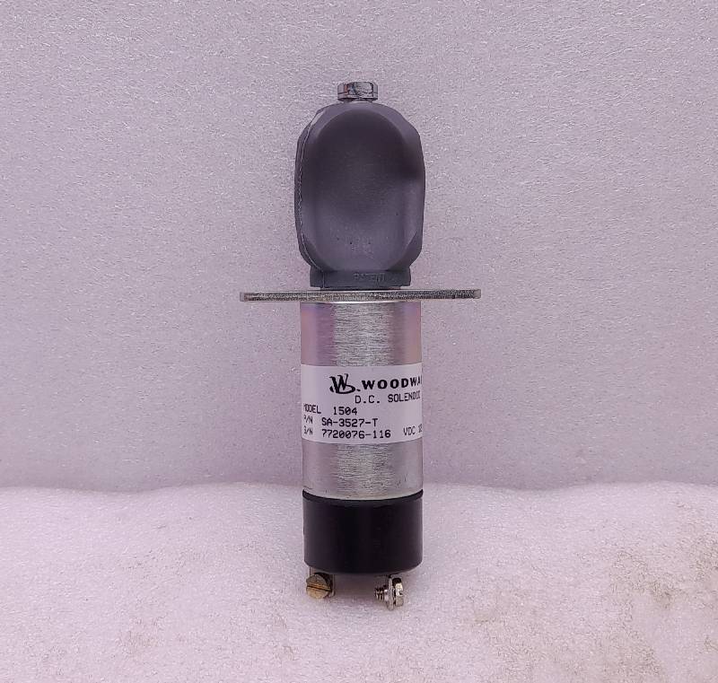 WoodWard SA-3527-T  D.C. Solenoid  Model: 1504  12VDC