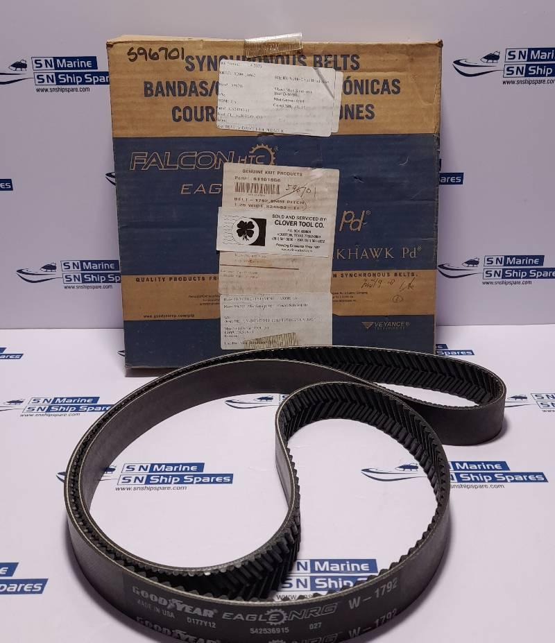 Goodyear Eagle NRG W-1792 Belt Clover Tool CS24583-11 V-Drive Belt 1-¼ In Eagle