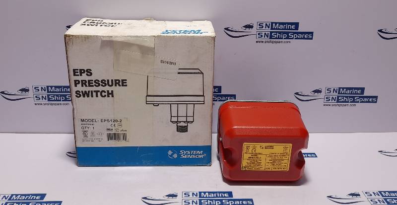 System Sensor EPS120-02 EPS Pressure Switch125/250VAC 10A ½ HP24VDC 2.5AL00-2464-002