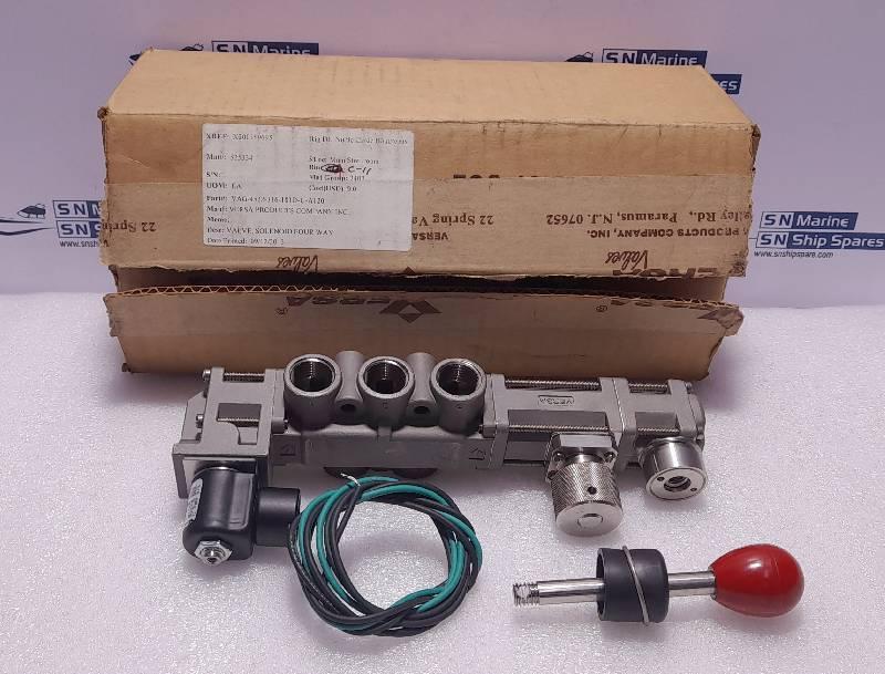 Versa VAG-4522-316-181D-U-A120 Four Way Solenoid Valve 110V5HZ 120V60Hz 6W