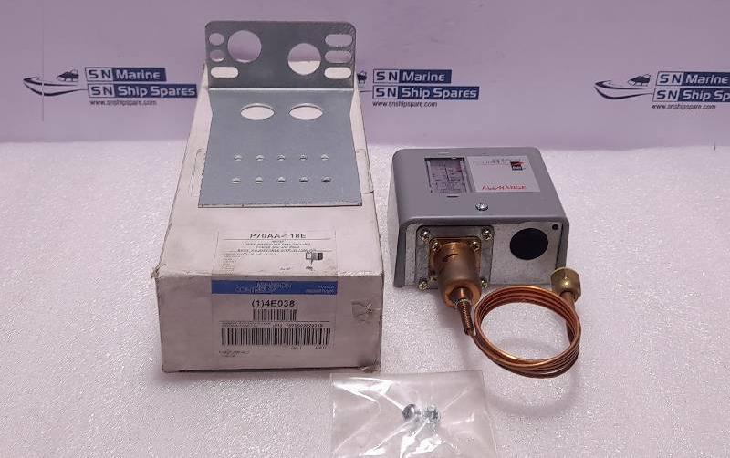 Johnson Controls Penn P70AA-118E Pressure Control P70AA-118 4E038 Range 100/400 PSIG