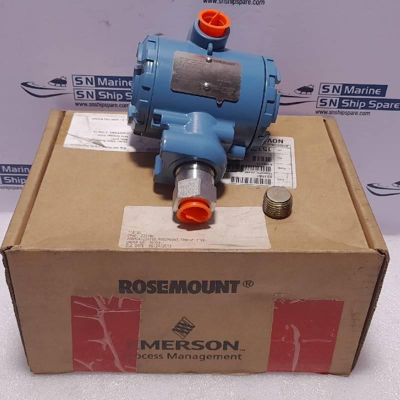 Emerson Rosemount 2088G4S22A1E5 Pressure Transmitter NOV 223184Max WP 4000PSI