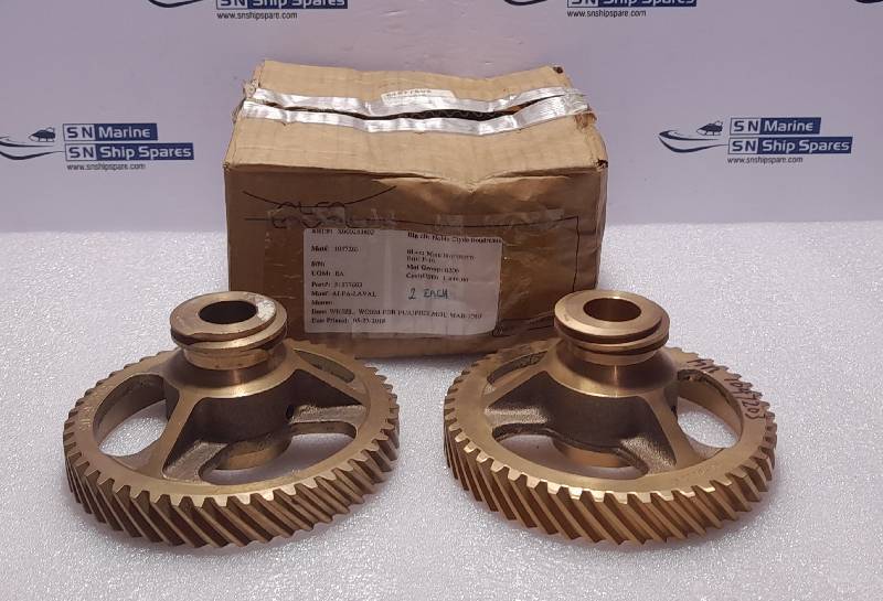 Alfa Laval 51577603 Worm Wheel For Purifier MDL MAB-104B 515776/03 - 2PCs/Lot