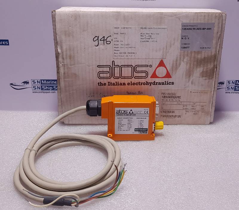 Atos 12EA002 RI-AES-BP-05H Profibus Driver P851002661 NOV 30156246