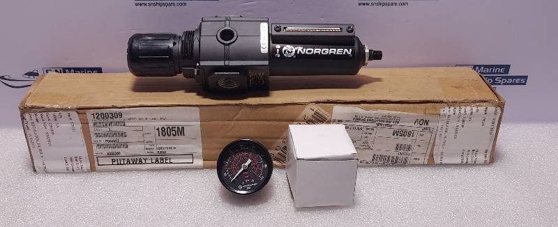 NorgrenExcelon B73G-4AK-AD3-RMG Filter/Regulator With 0-150 PSI Gauge NOV 1200309