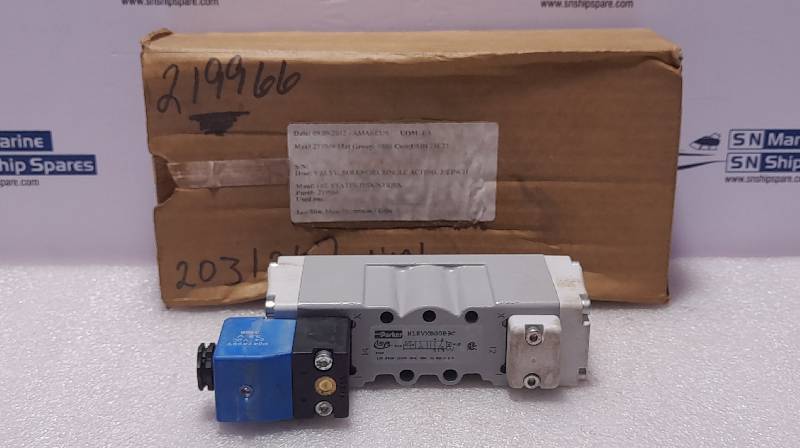 Parker H1EVXBG0B9C Solenoid Valve P04749B9 Coil 24VDC 3.2W 145PSIG 1000kPa Max