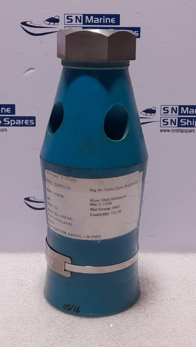 Alfa Laval RE-1-USF-M1 Radial Educator 1in FNPT RE1USFM1