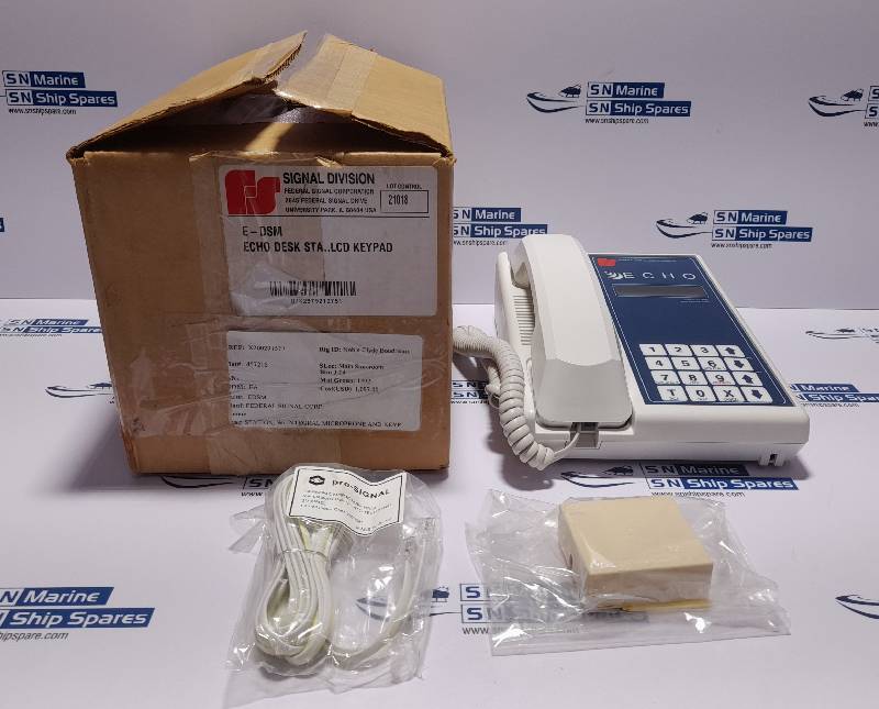 Federal Signal E-DSM Echo Desk Station LCD Keypad 4324-FS EDSM