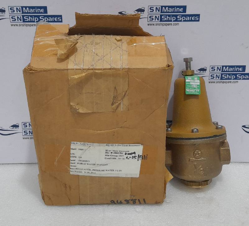 Watts LF 223 Pressure Reducing Valve Model B Size ½ Set 50 PSI Range 25-75 PSI M