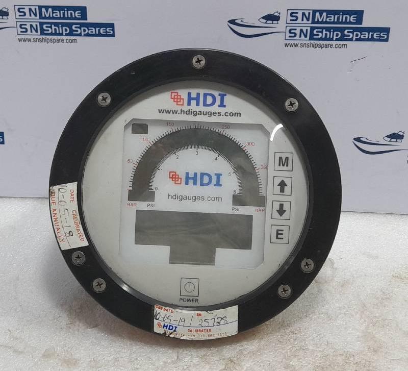 HDI 20B5A00103002AAA-CSA Pressure Gauge 0-6 PSI 0-400 Bar