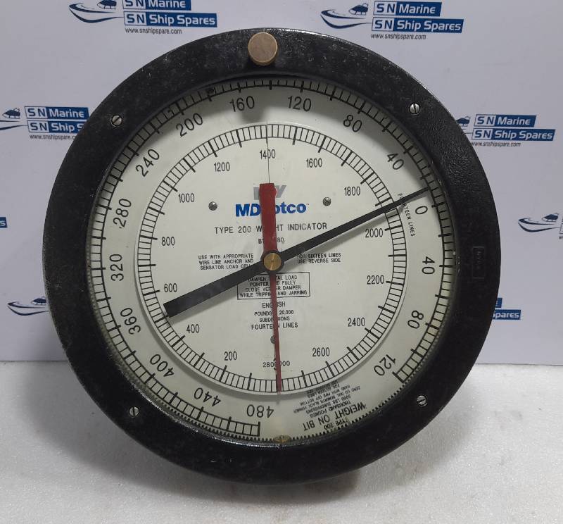 NOV MD Totco Type 200 Weight Indicator