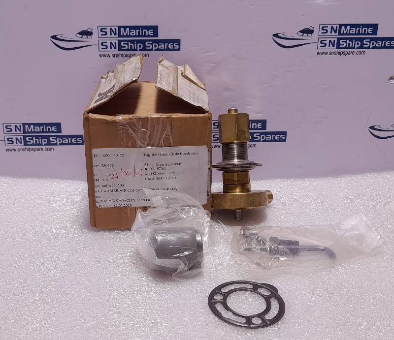 Carrier 06EA660100 Capacity Control Valve 06EA660-100 755018-01