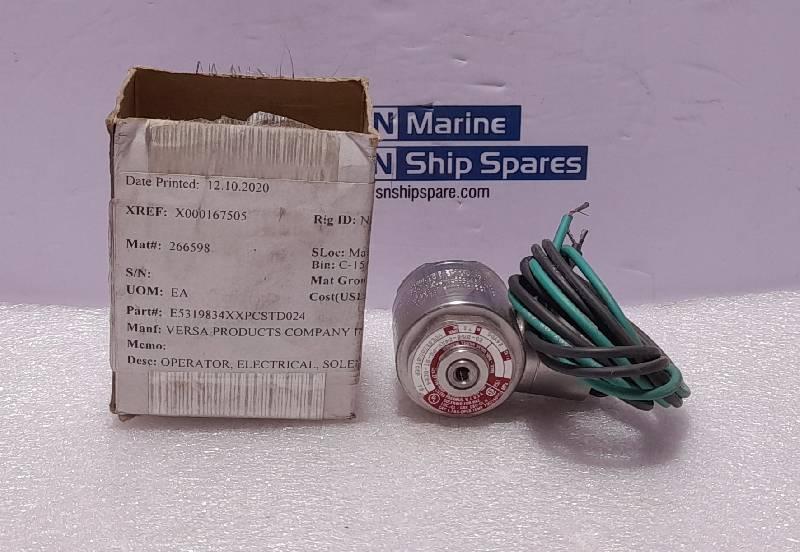 Versa E5-3198-34XX-PC-ST-D024 Electrical Solenoid Operator Coil 24VDC 7.2W E5319834XXPCSTD024