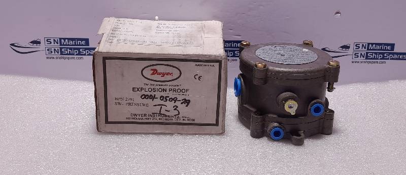 Dwyer 195000-2F Pressure Switch 1950002F NOV 1050929 Max Press 45 In WC 11 kPa