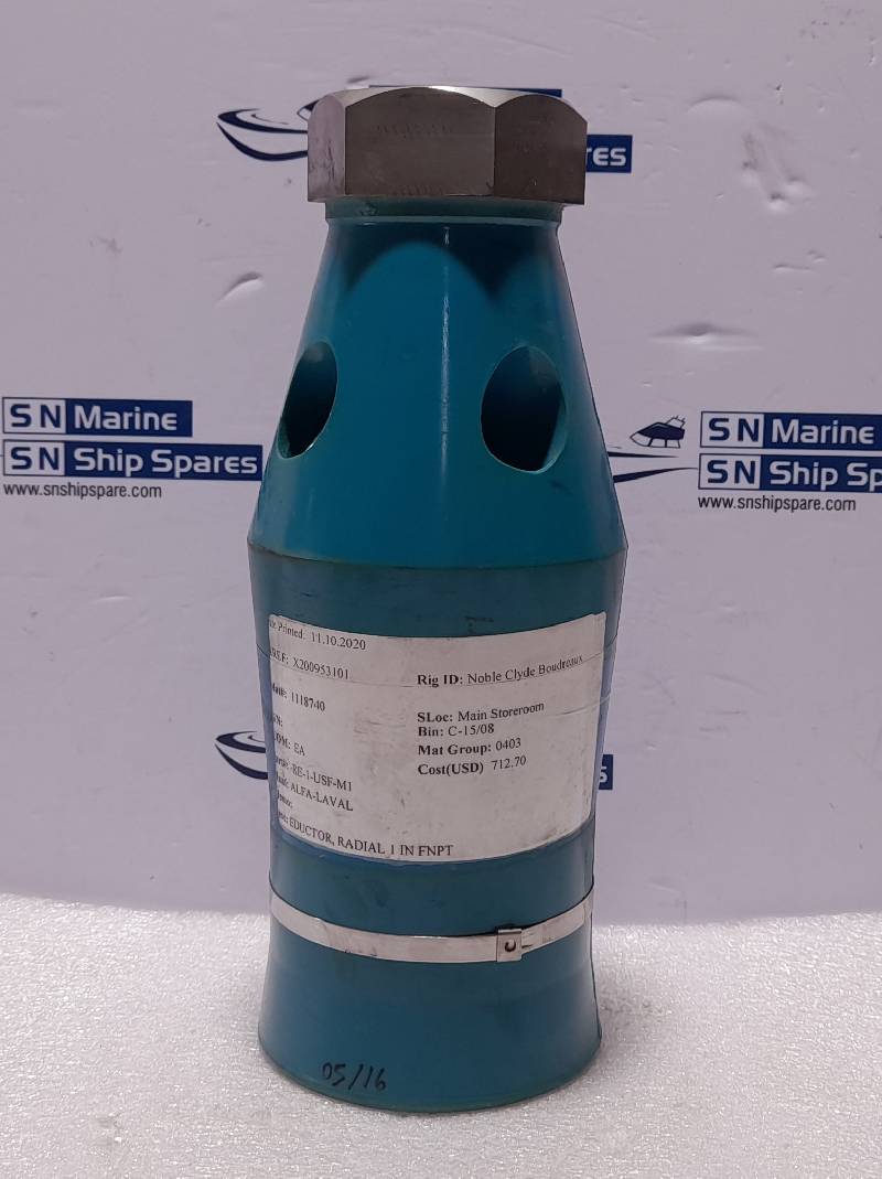 Alfa Laval RE-1-USF-M1 Radial Educator 1in FNPT RE1USFM1