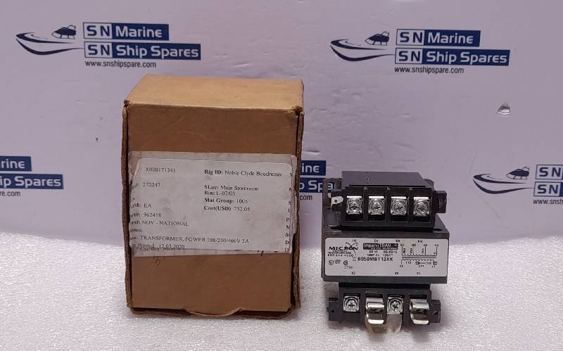 Micron B050MBT13XK Transformer 50VA 50/60Hz NOV 962458