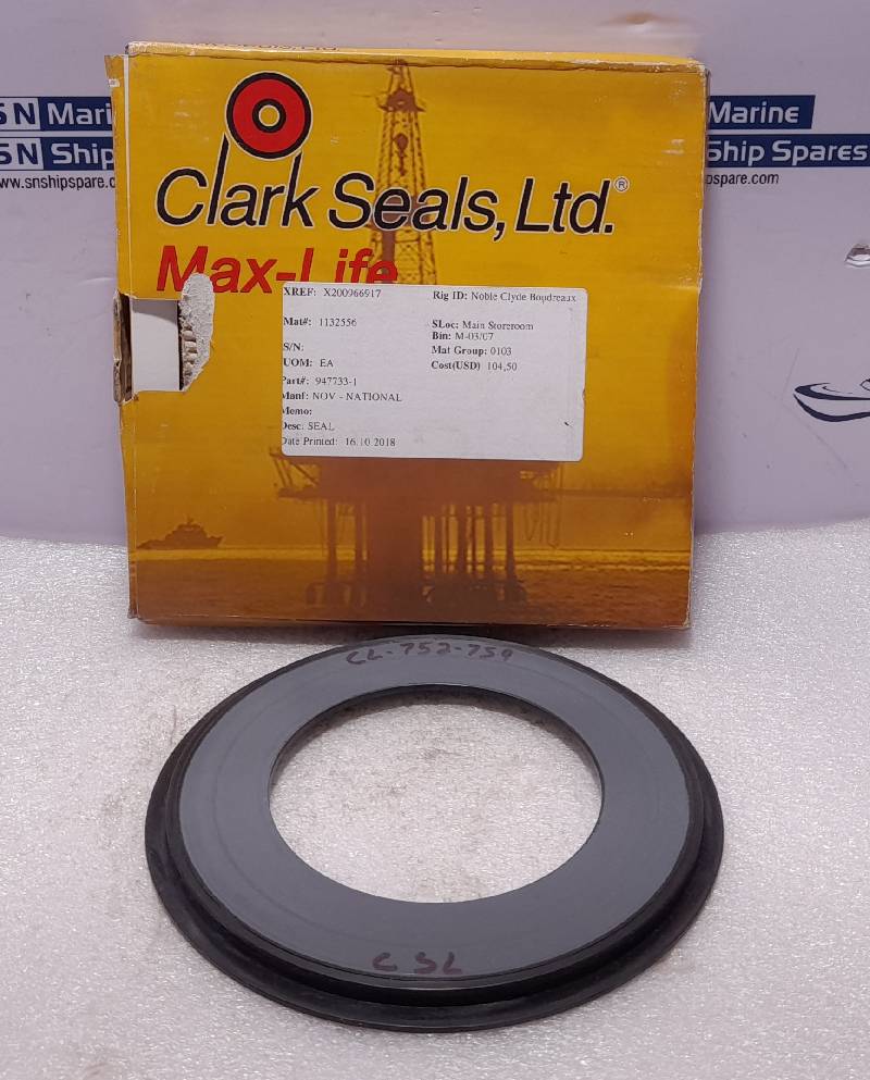 Clark Seal CL-752-759 Seal NOV 947733-1 CL752759 9477331