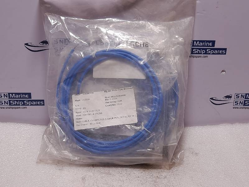 Pepperl Fuchs V1-W-N-2M-PUR Cable Connector 109477