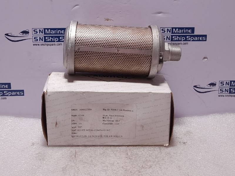 Allied Witan 44AW56 Atomuffler Model 07 44AW56M07 Radial Flow Muffler