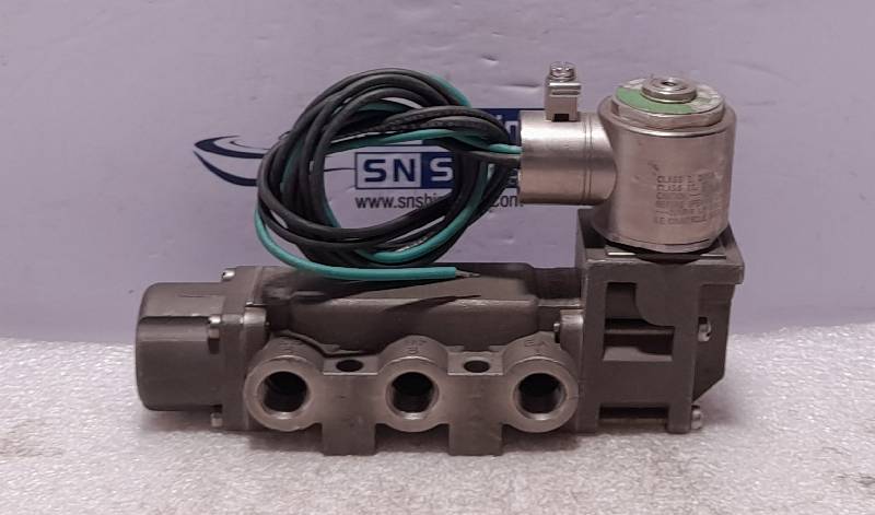 Versa VSG-4322-316-XN-A120 Solenoid Valve Max 12 Bar Min 2.8 Bar 120V 60Hz 5.6W