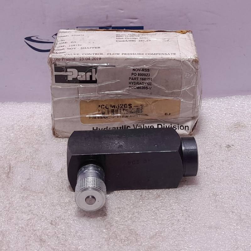 Parker PCM620S V-20 AG Flow Control Valve 3000 PSI NOV Shaffer 168151