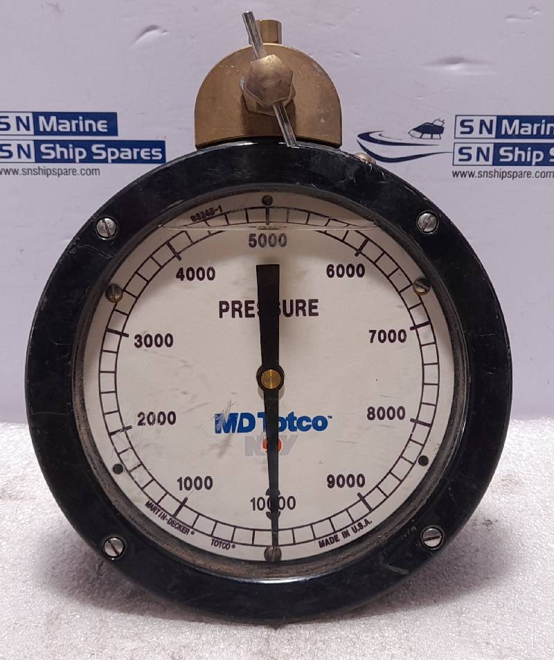 MD Totco NOV GA58-10 Pressure Indicator Gauge 0-10000 PSI