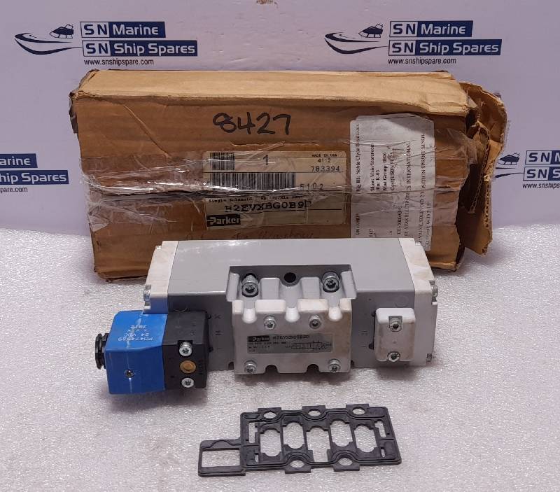 Parker H2EVXBG0B9D Solenoid Valve 145 PSIG 1000 kPa Max P04749B9 Coil 24VDC 3.2W