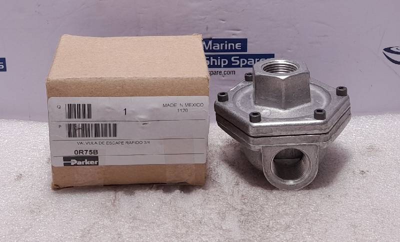 Parker Schrader Bellows 0R75B Quick Exhaust Valve Max PSI 150